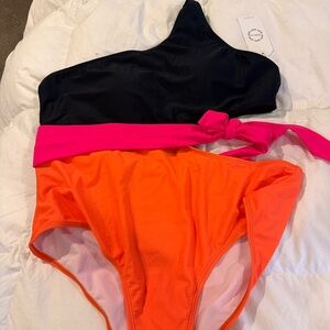 Lot of eight swimsuits. Almost all are Aerie brand size XL.